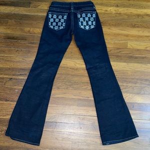 Bebe Rhinestone Jeans
